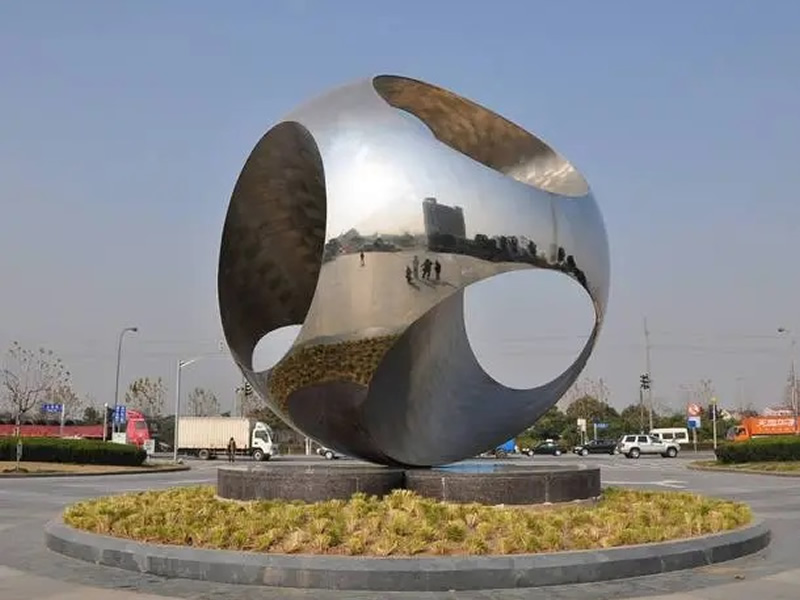 陜西不銹鋼雕塑案例